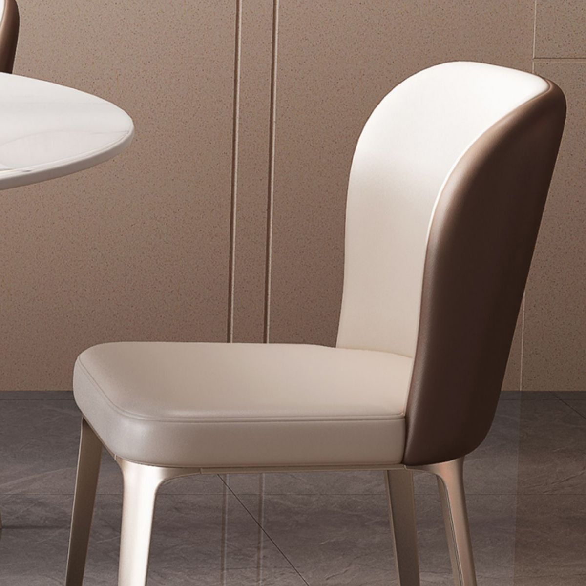 Sintered Stone Dining Table Set 1/4/5/7 Pcs Round Dining Table and Upholstered Chairs Clearhalo 'Dining Room Sets' 'Dining Tables & Seating' 'dining_room_set' 'furn' 'furn_dining_room_set' 'Furniture' 'Kitchen & Dining Furniture' 1200x1200_75a9799e-eea1-47ed-8e2d-383cd5cb8421