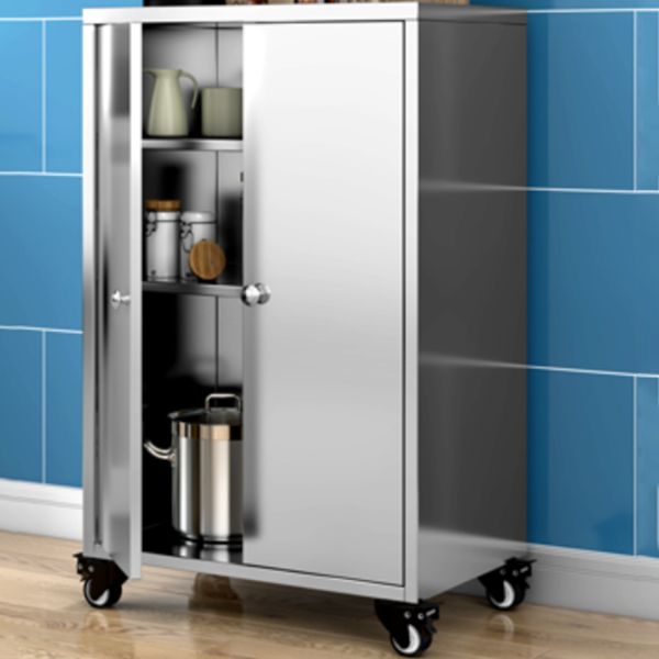 Armadio di sideboard in acciaio cucina moderna moderna server buffet con porta