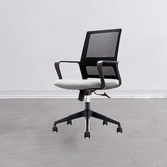 Ergonomic Mesh Mid-Back Desk Chair Tilt Mechanism Office Chair Clearhalo 'furn' 'furn_office_chair' 'Furniture' 'Office Chairs' 'Office Furniture' 'office_chair' 1200x1200_75ac9866-0305-4316-b276-d7adaa627e94