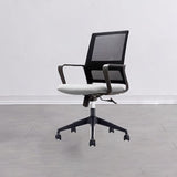 Ergonomic Mesh Mid-Back Desk Chair Tilt Mechanism Office Chair Clearhalo 'furn' 'furn_office_chair' 'Furniture' 'Office Chairs' 'Office Furniture' 'office_chair' 1200x1200_75ac9866-0305-4316-b276-d7adaa627e94