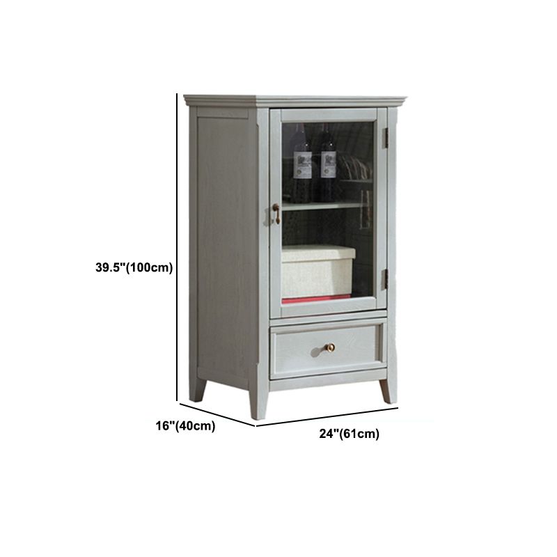 Mobile moderno mobile in vetro in vetro armadio display con cassetto per soggiorno