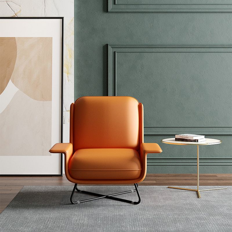 Chaise latéral glam croix orange