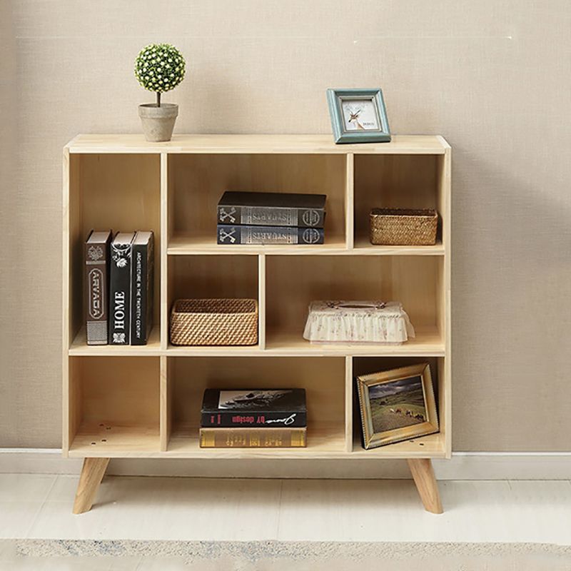 Modern Wooden Bookcase Standard Closed Back Bookshelf with Shelves Clearhalo 'Bookcases' 'furn' 'furn_bookcases' 'Furniture' 'Office Furniture' 1200x1200_75af9092-0b92-4cdf-8e3f-1998193acd42