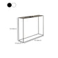 Contemporary Style Console Table Metal Rectangle Accent Table