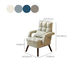 Sedia da scrivania contemporanea da 27 "sedia da ufficio senza ruote in legno