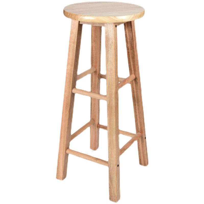 Modern Armless Backless Counter Stool Oak Wood Kitchen Bar Stool with Seat and Pedal Clearhalo 'Bar Furniture' 'Bar Stools' 'bar_stools' 'furn' 'furn_bar_stools' 'Furniture' 'furniture_bar_stools' 'Kitchen & Dining Furniture' 1200x1200_75b095ca-1996-40de-9fe8-bf873f5b9c41