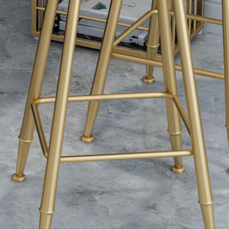 1/4 stuks luxueuze rechthoek pubtafel set marmeren aanrechttafel ingesteld met hoge ontlasting