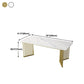 Glam 1/5 Pieces Dining Set Rectangle Stone Dining Table for Dining Room Clearhalo 'Dining Room Sets' 'Dining Tables & Seating' 'dining_room_set' 'furn' 'furn_dining_room_set' 'Furniture' 'furniture_dining_room_set' 'Kitchen & Dining Furniture' 1200x1200_75ba180e-82c1-49eb-86bd-13008f84363b