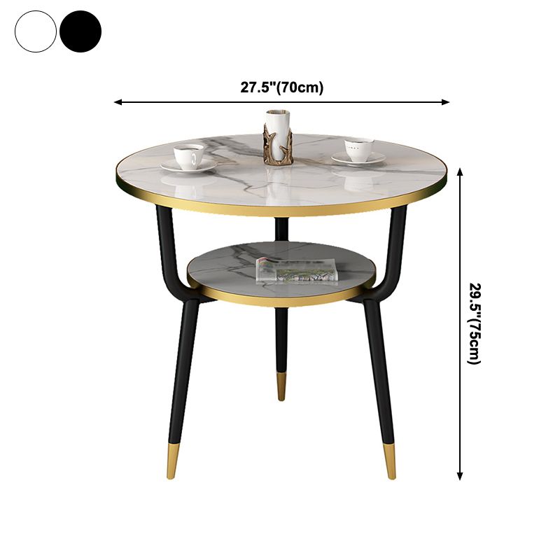 Contemporary MDF Standard Dining Table Round Shape Kitchen Dining Table with 3 Legs Base Clearhalo ' dining_table' 'Dining Tables & Seating' 'Dining Tables' 'furn' 'furn_dining_table' 'Furniture' 'furniture_dining_table' 'Kitchen & Dining Furniture' 'kitchen&dining_furn' 'kitchen' 'kitchen_dining_table' 1200x1200_75bab652-07cd-4c6e-8651-4989fe2bbbcb