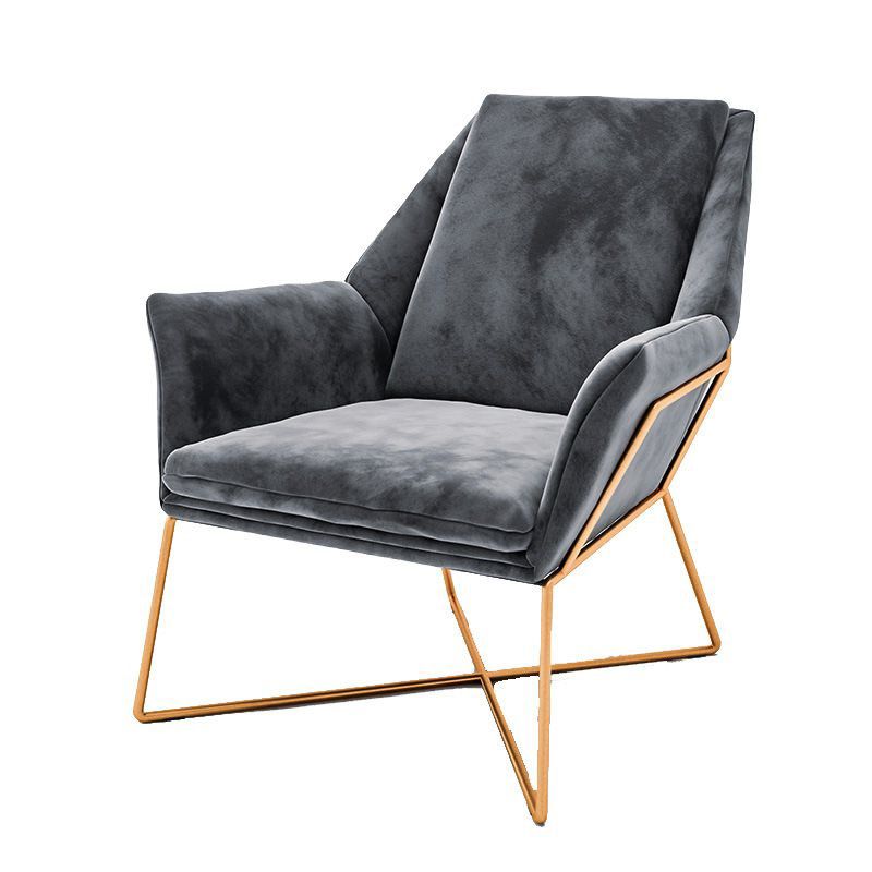 Couleur de couleur un canapé à bras inclinés résistants aux taches incurvées résistantes