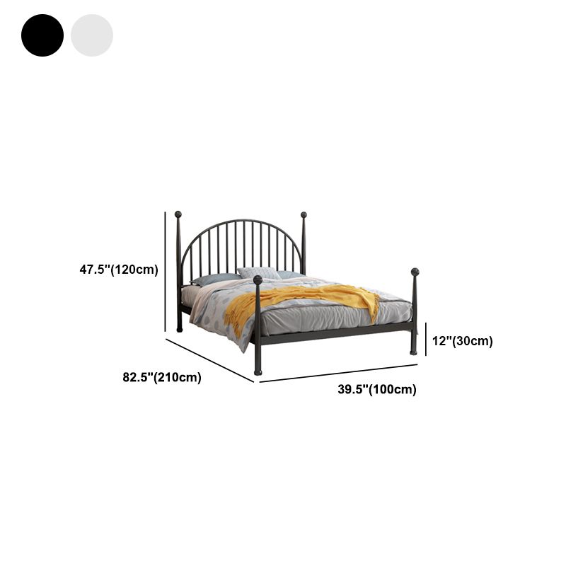 Quattro poster, testiera del mandrino arcuato, stile glam alto 47 pollici