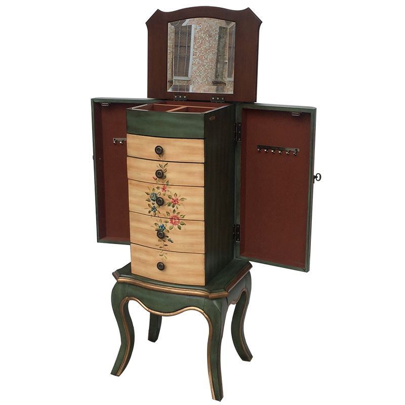 Mid-Century Modern Chest Wood Knobs Handcrafted Side Cabinet with Drawer Clearhalo 'Cabinets & Chests' 'cabinets_chests' 'furn' 'furn_cabinets_chests' 'Furniture' 'Living Room Furniture' 1200x1200_75bc24b2-c237-4adf-950f-6b6cc1a66bce