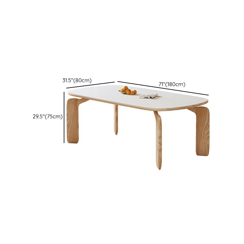 Modern 1/2/3/4/5 Pieces Dining Set Rectangle Stone Dining Table for Dining Room