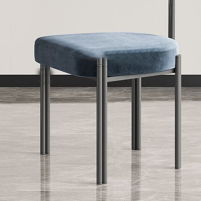 Scandinavische metalen eetkamerstoel open stoel voor eetkamer