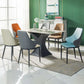 Contemporary Restaurant Leather Armchair Matte Finish Parsons Dining Chair Clearhalo ' kitchen&dining_furn' 'Dining Chairs' 'Dining Tables & Seating' 'dining_chair' 'furn' 'furn_dining_chair' 'Furniture' 'furniture_dining_chair' 'Kitchen & Dining Furniture' 'kitchen' 1200x1200_75c1fabf-44b0-4f70-a922-76f6d82a0efb