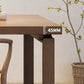 Ensemble de salle à manger moderne 1/2/5 pièces, Table à manger rectangulaire en bois de pin pour cuisine et salle à manger