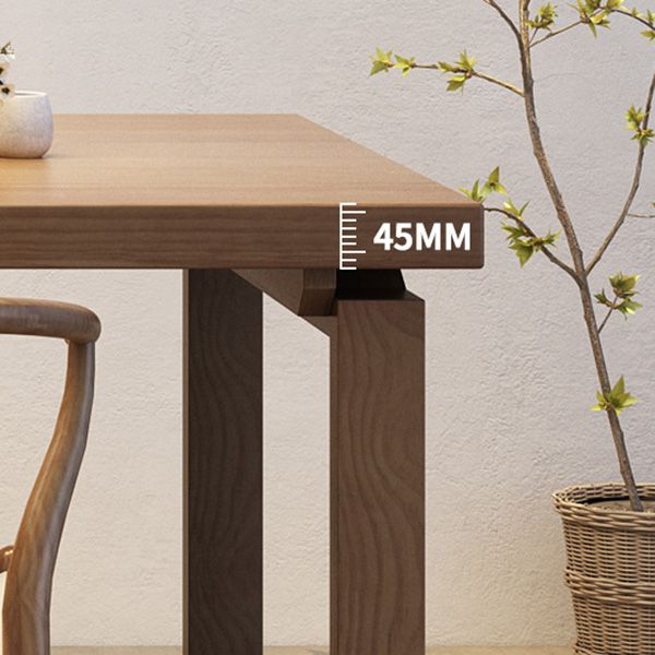 Ensemble de salle à manger moderne 1/2/5 pièces, Table à manger rectangulaire en bois de pin pour cuisine et salle à manger