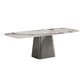 Metal Traditional Luxury Rectangle Table Sintered Stone Indoor Table with Grey Pedestal Clearhalo ' dining_table' 'Dining Tables & Seating' 'Dining Tables' 'furn' 'furn_dining_table' 'Furniture' 'furniture_dining_table' 'Kitchen & Dining Furniture' 'kitchen&dining_furn' 'kitchen' 'kitchen_dining_table' 1200x1200_75c749cf-b5e7-4f7c-a502-7ca5dcf91073