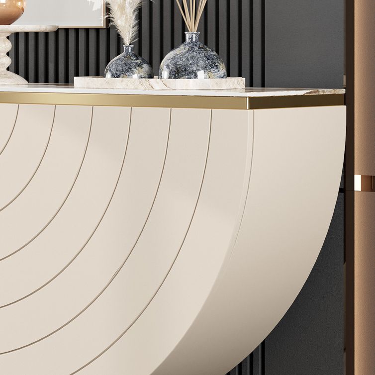 Glam Golden Console Table Doors Included Console Sofa Table for Hall