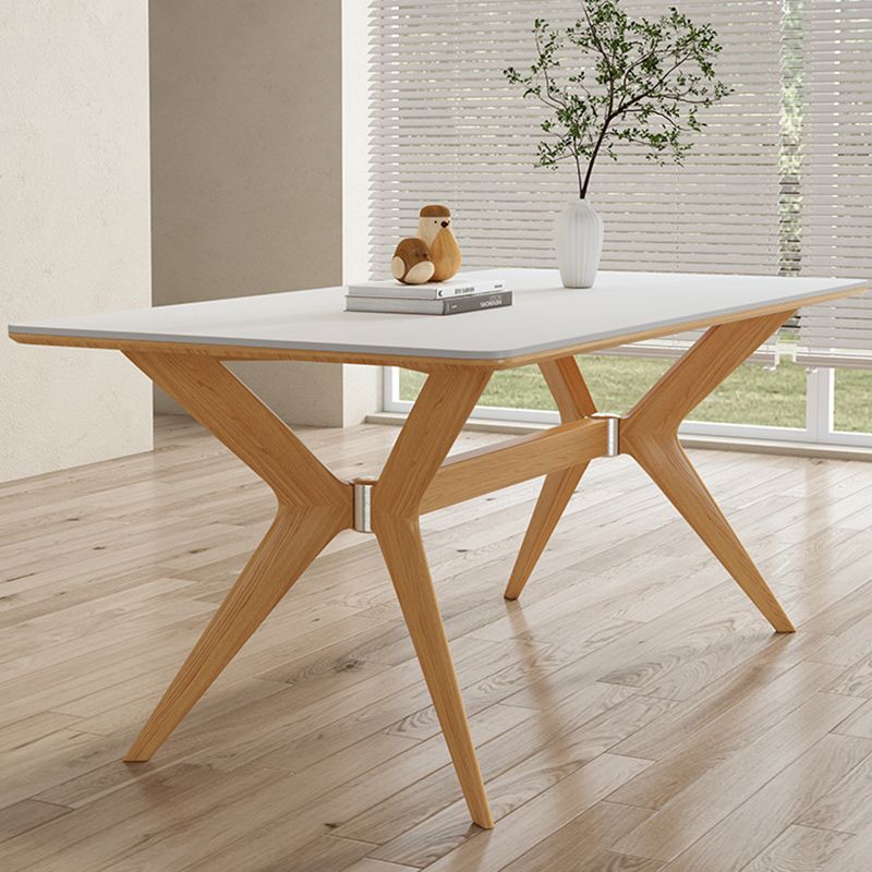 Contemporary 1/2/5/7 Pieces Dining Chairs Set Rectangle Stone Furniture in White Clearhalo 'Dining Room Sets' 'Dining Tables & Seating' 'dining_room_set' 'furn' 'furn_dining_room_set' 'Furniture' 'Kitchen & Dining Furniture' 1200x1200_75c95978-7f2b-451f-a00c-cf79bbc173d1