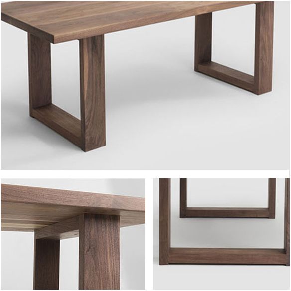 Industrial Solid Wood Dining Table Rectangle Table in Brown with Double Pedestal Base Clearhalo ' dining_table' 'Dining Tables & Seating' 'Dining Tables' 'furn' 'furn_dining_table' 'Furniture' 'furniture_dining_table' 'Kitchen & Dining Furniture' 'kitchen&dining_furn' 'kitchen' 'kitchen_dining_table' 1200x1200_75ca2539-8d12-4fab-85d4-15eaa9740d79