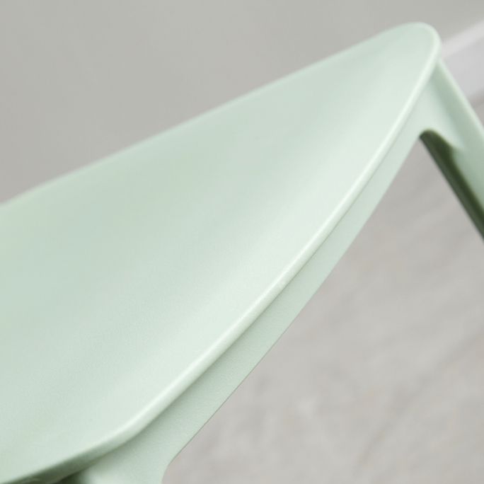 Scandinavian Plastic Side Chair Stackable Kitchen Dining Room Chair Clearhalo 'Dining Chairs' 'Dining Tables & Seating' 'dining_chair' 'Furniture' 'furniture_dining_chair' 'Kitchen & Dining Furniture' 1200x1200_75cd4ab6-c5ad-408b-915a-63e74decd859