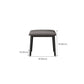 Black Makeup Table with 2 Drawers 17.7" Wide Wood Vanity Tables Clearhalo 'Bedroom Furniture' 'furn' 'furn_makeup_vanities' 'Furniture' 'Makeup Vanities' 'makeup_vanities' 1200x1200_75ceaf5f-0ce7-48b5-af2e-82c50bef5831