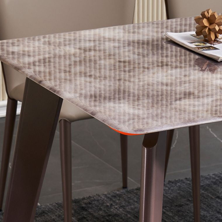 Contemporary 1/4/5 Pieces Dining Set Sintered Stone Dining Room Set Clearhalo 'Dining Room Sets' 'Dining Tables & Seating' 'dining_room_set' 'furn' 'furn_dining_room_set' 'Furniture' 'furniture_dining_room_set' 'Kitchen & Dining Furniture' 'kitchen&dining_furn' 'kitchen' 1200x1200_75cf29dc-85c9-4b36-9525-ae8a94934318