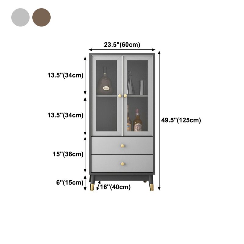Armadio in stile glam Armadio artificiale Sideboard cucina in legno per sala da pranzo