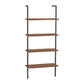 Industrial Style Bookshelf Vertical 4 Shelves Book Shelf for Study Room Clearhalo 'Bookcases' 'furn' 'furn_bookcases' 'Furniture' 'furniture_bookcases' 'kitchen' 'kitchen_bookcases' 'Living Room Furniture' 'Office Furniture' 1200x1200_75d3e3e1-4ec0-4977-bfd2-5d6115da263a