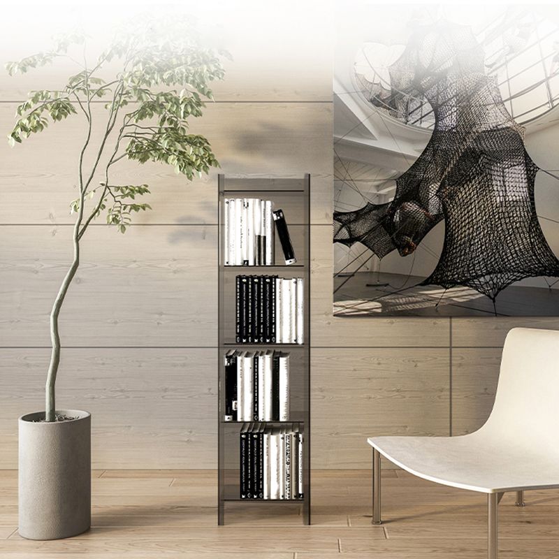 Acrylic Bookshelf Scandinavian Style Closed Back Bookcase for Home Office Study Room Clearhalo 'Bookcases' 'furn' 'furn_bookcases' 'Furniture' 'furniture_bookcases' 'Office Furniture' 1200x1200_75d4944b-6251-47f1-873b-67d12d50b73e