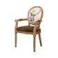 Country Style Dining Arm Chair King Louis Back Side Chair with Wood Legs for Home Use Clearhalo ' kitchen&dining_furn' 'Dining Chairs' 'Dining Tables & Seating' 'dining_chair' 'furn' 'furn_dining_chair' 'Furniture' 'furniture_dining_chair' 'Kitchen & Dining Furniture' 'kitchen' 1200x1200_75d680b7-941f-40dd-af14-e11a94da85c1