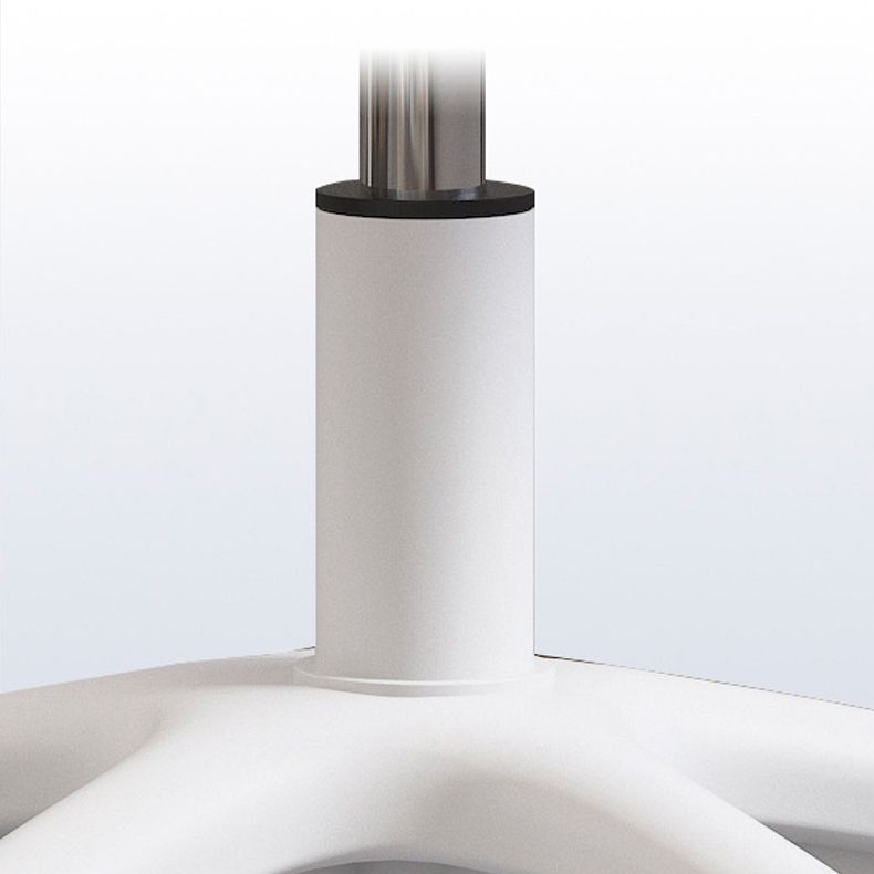 White Nylon Modern Conference Chair Low Back Conference Chair Clearhalo 'Furniture' 'furniture_office_chair' 'Office Chairs' 'Office Furniture' 'office_chair' 1200x1200_75d823c2-1358-4b03-8c2f-dd027f789b84