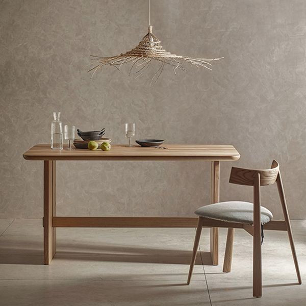Causal Solid Wood Standard Dining Table Khaki Rectangle Shape Dining Table for Kitchen Clearhalo ' dining_table' 'Dining Tables & Seating' 'Dining Tables' 'furn' 'furn_dining_table' 'Furniture' 'furniture_dining_table' 'Kitchen & Dining Furniture' 'kitchen&dining_furn' 'kitchen' 'kitchen_dining_table' 1200x1200_75db489b-879e-44d1-a75a-bb212d3d7926