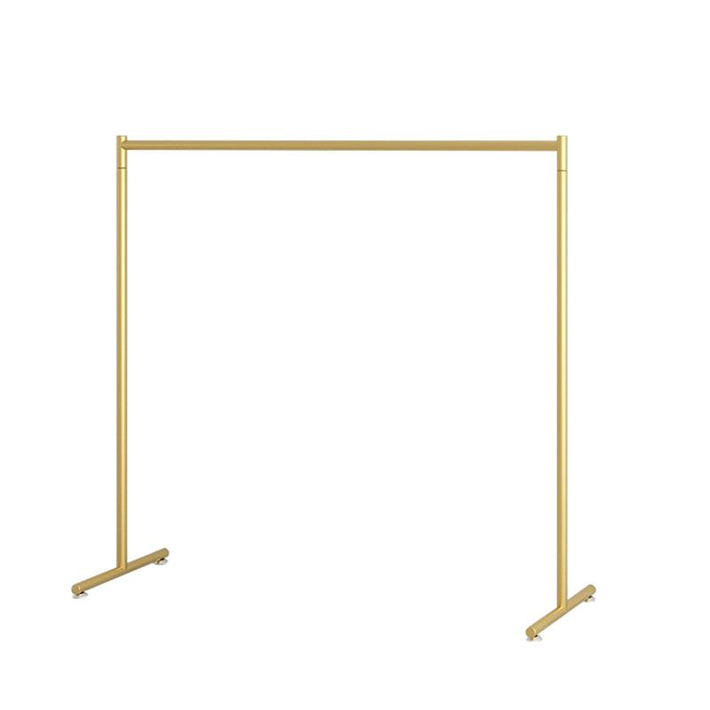 Zeitgenössischer Kleiderregal Hängende Schiene Metallrahmen Eingangsmantelbügel