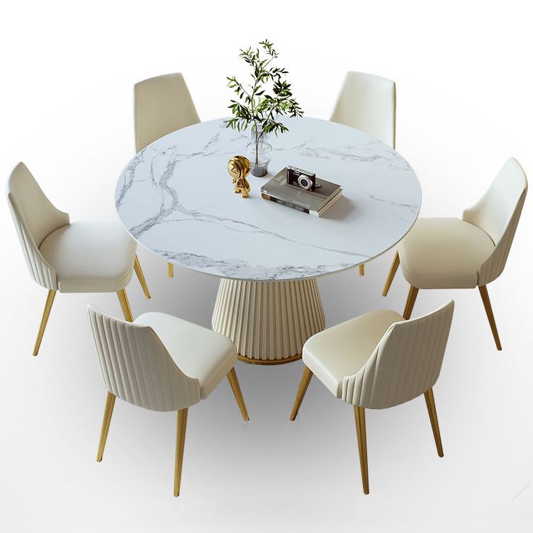 Nordic Style 1/4/5/7 Pieces Dining Sintered Stone Dining Table Set for Kitchen Clearhalo 'Dining Room Sets' 'Dining Tables & Seating' 'dining_room_set' 'furn' 'furn_dining_room_set' 'Furniture' 'furniture_dining_room_set' 'Kitchen & Dining Furniture' 1200x1200_75ddddff-74da-4c0a-bdf9-ddcae1e7434a