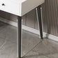 15.75" Wide Make-up Vanity White Makeup Vanity Desk Table with 2 Drawers