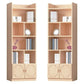 Contemporary Wooden Vertical Book Shelf Closed Back Brown Shelf Bookcase for Study Room Clearhalo 'Bookcases' 'furn' 'furn_bookcases' 'Furniture' 'Office Furniture' 1200x1200_75e00447-99cf-4311-8bfa-05c9f2db930c