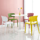 Modern Style Plastic Dining Chairs Open Back Stackable Dining Chair for Kitchen Clearhalo ' kitchen&dining_furn' 'Dining Chairs' 'Dining Tables & Seating' 'dining_chair' 'furn' 'furn_dining_chair' 'Furniture' 'furniture_dining_chair' 'Kitchen & Dining Furniture' 'kitchen' 1200x1200_75e1d1ee-7acf-4c88-b757-4867e659de08
