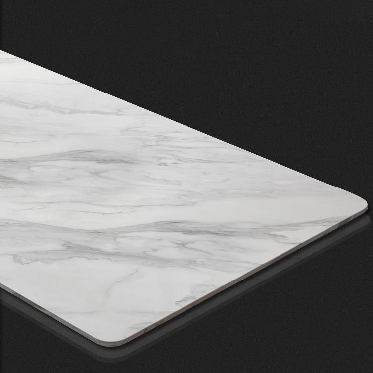 Simplicity Style Table Sintered Stone Rectangle Double Pedestal Base Dining Table for Home Clearhalo ' dining_table' 'Dining Tables & Seating' 'Dining Tables' 'furn' 'furn_dining_table' 'Furniture' 'furniture_dining_table' 'Kitchen & Dining Furniture' 'kitchen&dining_furn' 'kitchen' 'kitchen_dining_table' 1200x1200_75e21a74-033b-4b47-bfb2-42d187abe7ac
