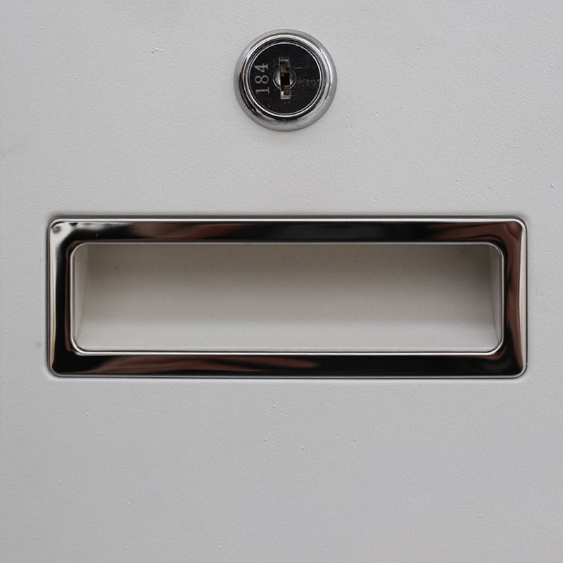 Mobile verticale di archiviazione in acciaio contemporaneo resistente al fuoco