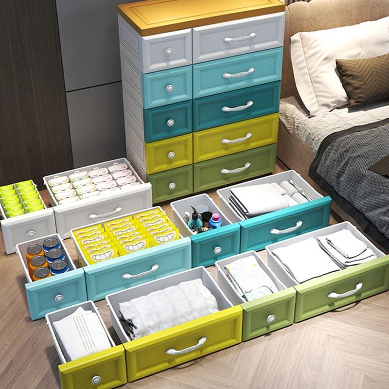 Contemporary Non-Hanging Armoire Plastic Wardrobe Closet,29.13" D x 13.78" W x 39.37" H Clearhalo 'Armoires & Wardrobes' 'armoires_wardrobes' 'Bedroom Furniture' 'furn' 'furn_armoires_wardrobes' 'Furniture' 1200x1200_75e7400b-abfd-44ea-80df-7c6f67de9e1a