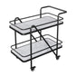 29.92" High Rolling Contemporary Prep Table Stone Prep Table for Restaurant