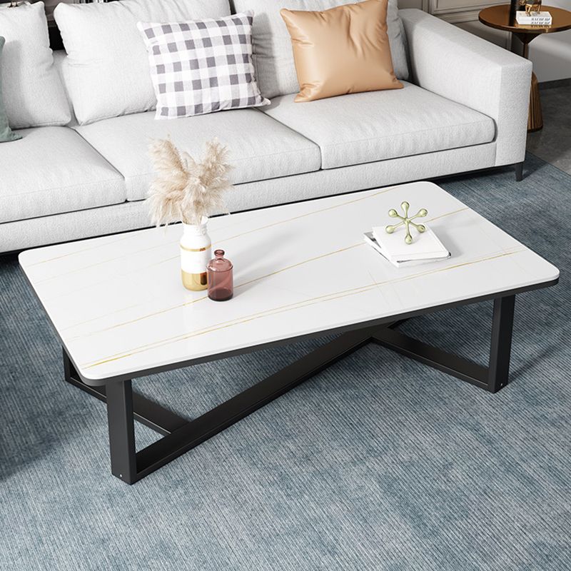 Single Coffee Table Slate Rectangular Coffee Table for Living Room Clearhalo 'Coffee & Accent Tables' 'Coffee Tables' 'coffee_tables' 'furn' 'furn_coffee_tables' 'Furniture' 'Living Room Furniture' 1200x1200_75eccc59-20d0-4ec7-b4c5-0a4808e4ad54