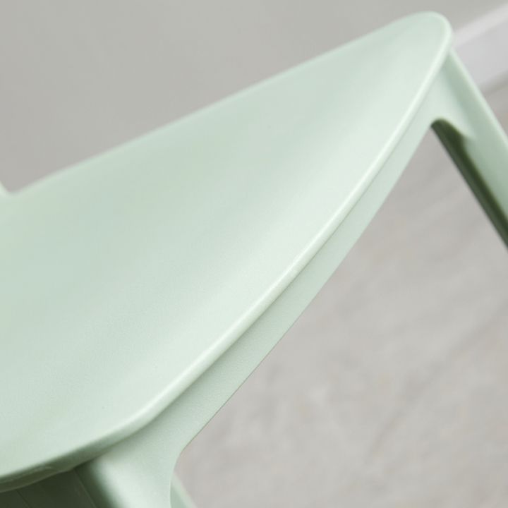 Minimalist Style Ladder Back Dining Chairs Plastic Dining Armless Chairs for Home Clearhalo ' kitchen&dining_furn' 'Dining Chairs' 'Dining Tables & Seating' 'dining_chair' 'furn' 'furn_dining_chair' 'Furniture' 'furniture_dining_chair' 'Kitchen & Dining Furniture' 'kitchen' 1200x1200_75f0fed9-38bc-4806-b07e-6f61dafa6210