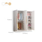 Freestanding Wood Frame Wardrobe Armoire Multifunctional Wardrobe with Soft Close Doors