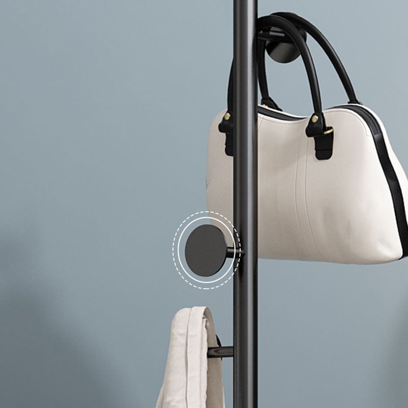 Contemporary Coat Hanger Metal Marble Detached Floor Coat Rack Living Room Clearhalo 'Entry & Mudroom Furniture' 'furn' 'furn_hall_tree_coat_racks' 'Furniture' 'Hall Trees & Coat Racks' 'hall_tree_coat_racks' 1200x1200_75f5933b-749b-4e44-b422-f62e8f7ad2e4