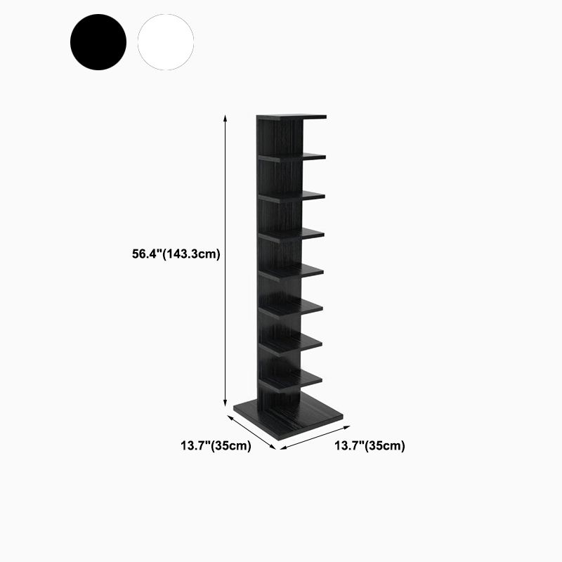 Vertical with Shelves Shelf Bookcase Stackable Engineered Wood Bookcase 13.8" Wide Clearhalo 'Bookcases' 'furn' 'furn_bookcases' 'Furniture' 'Office Furniture' 1200x1200_75f65e11-72e5-447b-ba80-1a841d506a79
