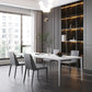 Contemporary 1/2/5 Pieces Furniture Stone Rectangle Dining Chairs Set in White