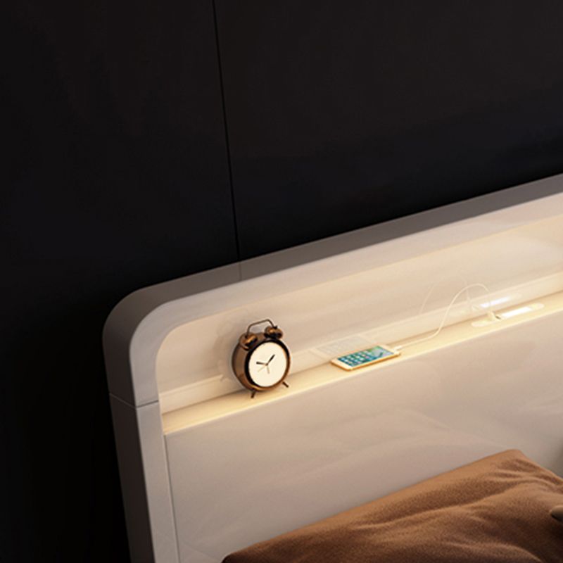 La moderna libreria del letto standard in legno includeva la cornice del letto con testiera per la camera da letto